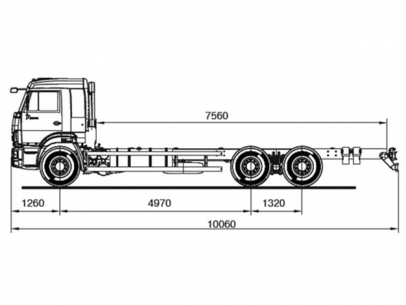 65117-3020-48(A5) Шасси КамАЗ
