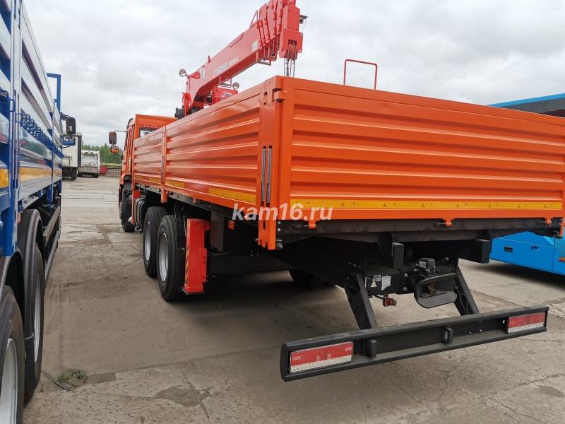 Бортовой Камаз 65115 Е-5 с КМУ Hangil HGC 756 (аналог Kanglim 1256)